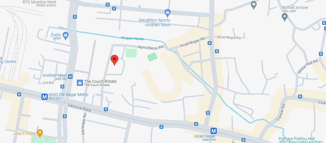 Raymond Realty Andheri West Location Map